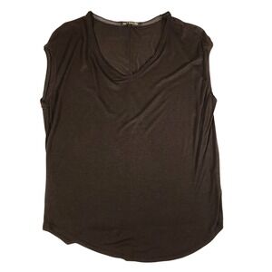 Rag & Bone JEAN Black Sleeveless Shirt Tank Top Micro Modal Women's Size‎ S